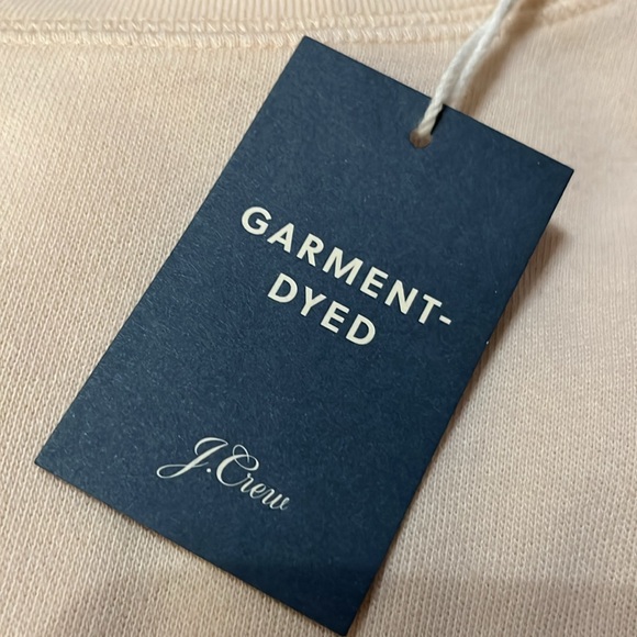 J Crew NWT ecru lounge set Top size large, medium bottoms. 100% cotton - Picture 3 of 11